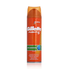 Gillette Fusion Sensitive Shave Gel Gel de ras pentru bărbați 200 ml