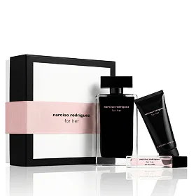 Narciso Rodriguez For Her set pentru femei Apă de toaletă 100 ml + Apă de toaletă MINI 10 ml + Lapte