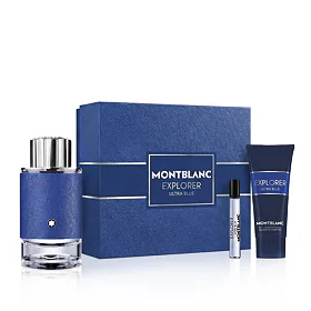 Montblanc Explorer Ultra Blue set pentru bărbați Apă de parfum 100 ml + Apă de parfum miniatură 7,5