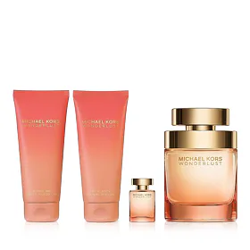 Michael Kors Wonderlust Set cadou Apă de parfum 100 ml + apă de parfum 4 ml + gel de duș 100 ml + lo